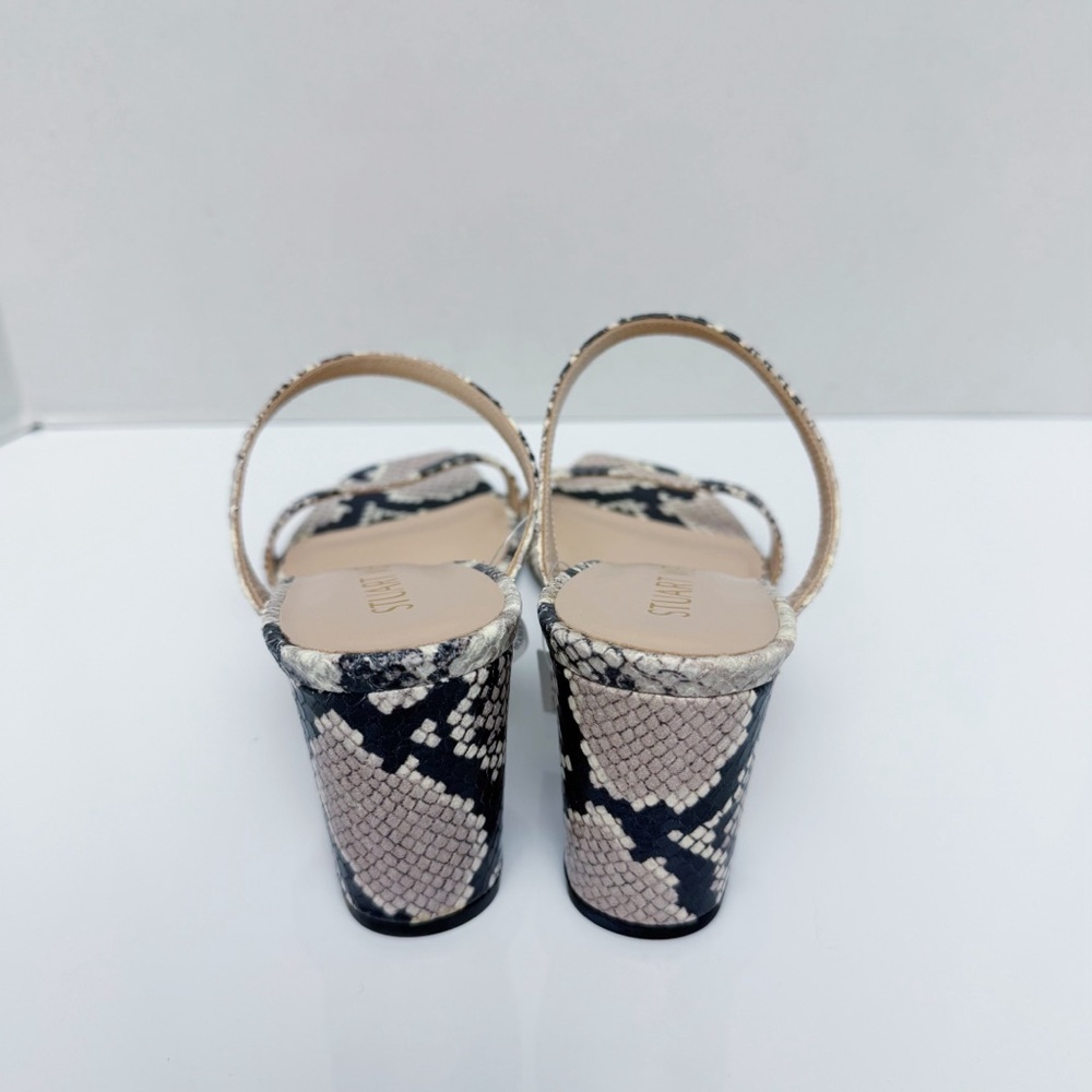 Stuart Weitzman - Aleena 75 Block Python Heels NWT - image 3